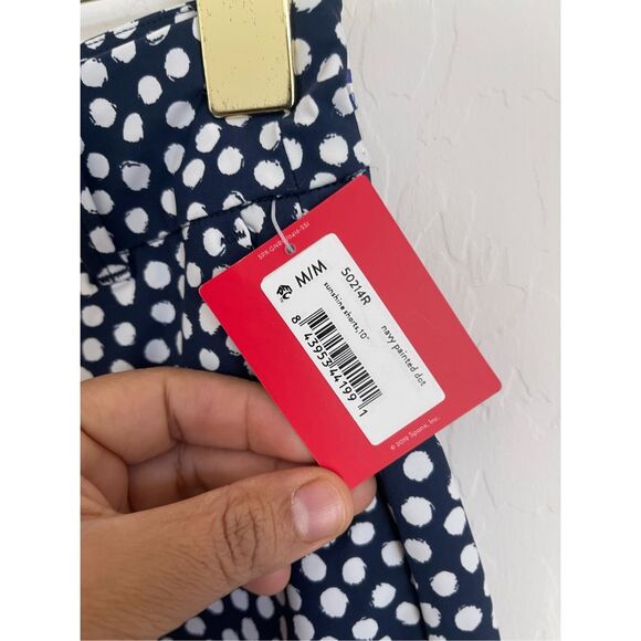 SPANX Sunshine 10" Bermuda Shorts In Polka Dot Size Medium NWT - Picture 3 of 6